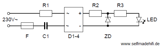 LED an 230V