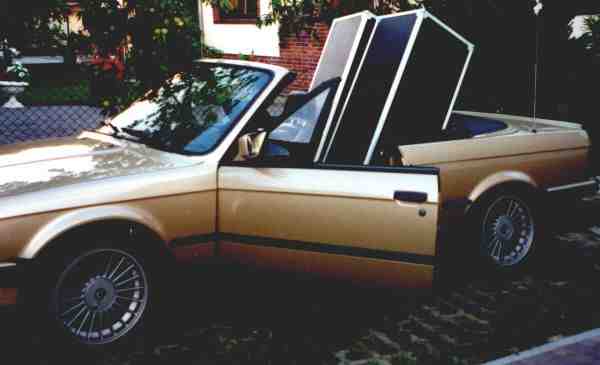 der Transport im
Cabrio