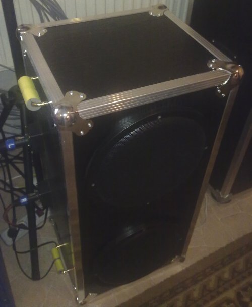 Subwoofer mit Aluleisten